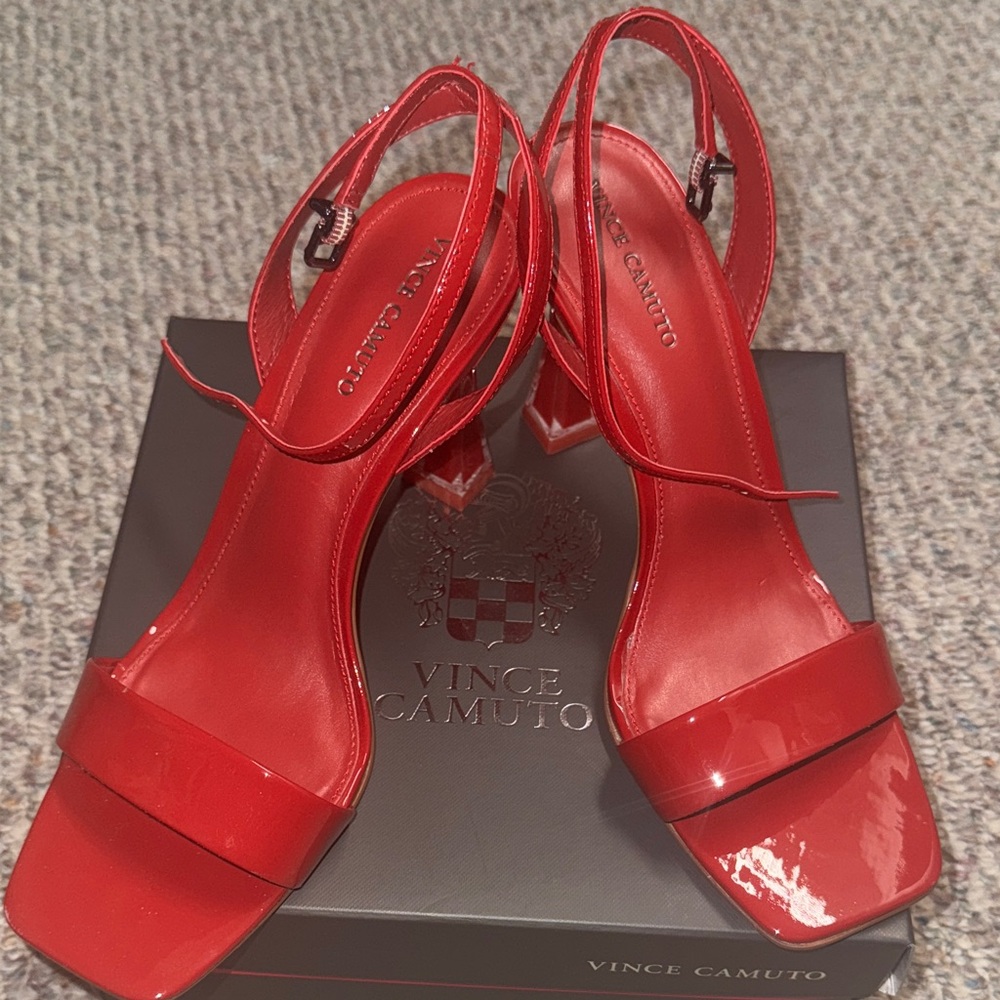 Vince Camuto Fire Whirl Soft Patent Heels